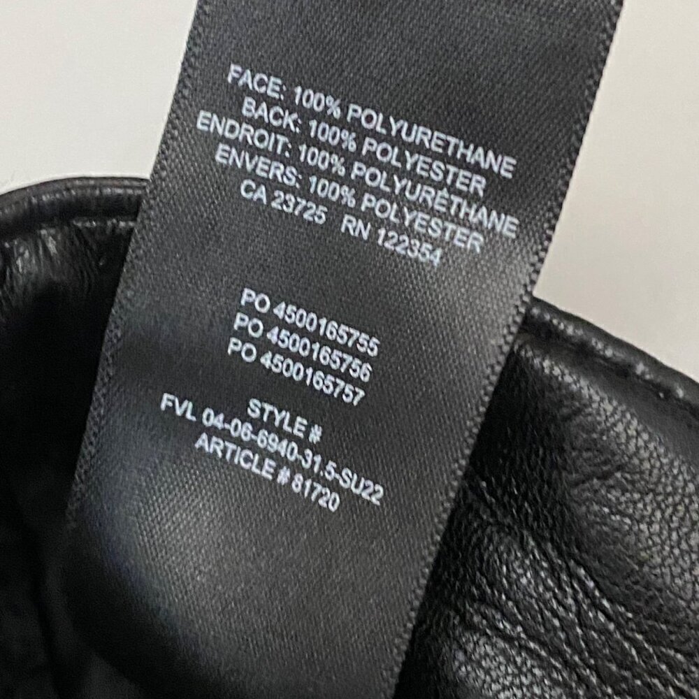 Wilfred The Melina™ Pant High-Waisted Vegan Leather Pants Black Size 4 Tall - Picture 9 of 11